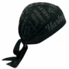 Global Products Harley-Davidson® H-D Script Polyester Headwrap - Black & Gray HW34830 Accessories