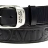 American Accessories Harley-Davidson® Men's Slide Over Belt Black Leather, HDMBT10588 Men's Belts & Buckles