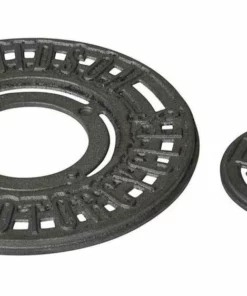 Ace Branded Harley-Davidson® Bar & Shield Logo Durable Cast Iron Trivet W/ Removable Coaster