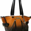 Leather Source Accessory Handbags Harley-Davidson® Ombre Effect Leather Satchel Purse - Orange & Black