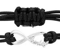 MOD Harley-Davidson® Women's Harley Infinity Wax Adjustable Cord Bracelet, HDB0423