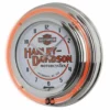 Ace Branded Harley-Davidson® Motorcycle Double Neon Bar & Shield Clock, Orange Neon, HDL-16623 Home 2 Ace Branded Harley-Davidson® Motorcycle Double Neon Bar & Shield Clock, Orange Neon, HDL-16623 Home