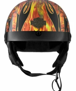 Helmets Harley-Davidson® Fire Breather Ultra-Light J02 Half Helmet, 98173-18VX