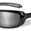 Wiley X Harley-Davidson® Men's Rage Sunglasses, Silver Flash Lens / Black Frame HDRGE02 Sunglasses & Goggles