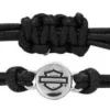 MOD Harley-Davidson® Women's Bar & Shield Outline Circle Wax Cord Bracelet, HDB0404 Jewelry 2 MOD Harley-Davidson® Women's Bar & Shield Outline Circle Wax Cord Bracelet, HDB0404 Jewelry