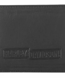 American Accessories Wallets & Chains Harley-Davidson® Men's Drag Race Bi-Fold Leather Wallet W/ RFID