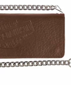 Leather Source Accessory Harley-Davidson® Men's American Bison Bar & Shield Biker Bi-Fold Tall Wallet, Black Or Brown 8 Leather Source Accessory Harley-Davidson® Men's American Bison Bar & Shield Biker Bi-Fold Tall Wallet, Black Or Brown