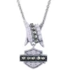 MOD Harley-Davidson®Barb Wire B&S Necklace, Sterling Silver, HDN0451