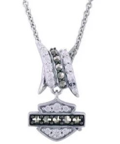 MOD Harley-Davidson®Barb Wire B&S Necklace, Sterling Silver, HDN0451