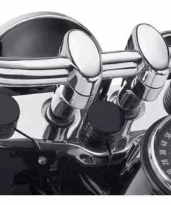 Custom Accessories Harley-Davidson® Steering Stem Bolt Cover - Gloss Black, Softail Models, 45700050