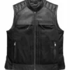 Jackets & Vests Harley-Davidson® Men's Synthesis Pocket System Leather/Textile Vest, 98120-17VM