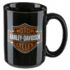 Ace Branded Harley-Davidson® Core Bar & Shield Logo Coffee Mug, 15 Oz. - Black, HDX-98605 Home