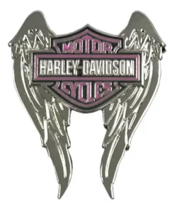 Symbol Arts Gifts & Collectibles Harley-Davidson® Pink Bar & Shield Winged Pin, 8009175