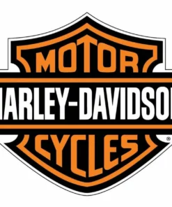 Chroma Decals & Patches Harley-Davidson® Orange Bar & Shield Logo Decal, X-Large