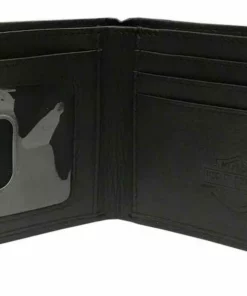 American Accessories Wallets & Chains Harley-Davidson® Men's Drag Race Bi-Fold Leather Wallet W/ RFID