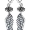 MOD Harley-Davidson® Bar & Shield Winged Dangle Earrings, HDE0126