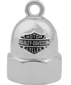 MOD Harley-Davidson® Bar & Shield Bolt Ride Bell, Silver Finish, HRB061 Ride Bells