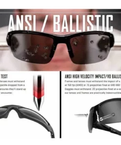 Wiley X Harley-Davidson® Men's Rage Sunglasses, Silver Flash Lens / Black Frame HDRGE02 Sunglasses & Goggles