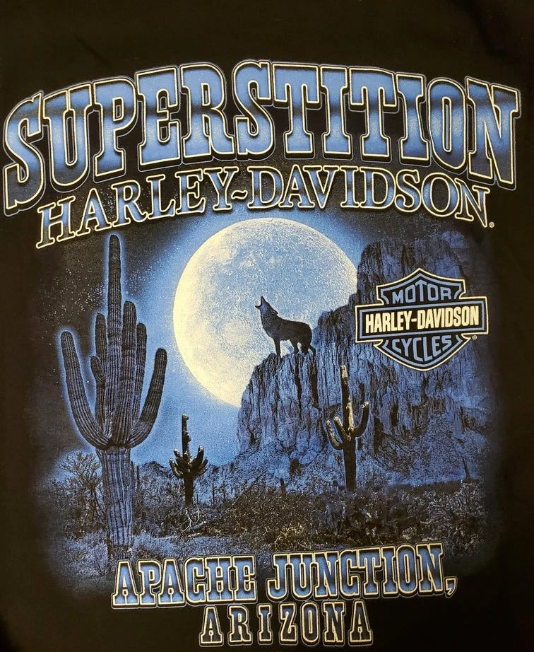 Superstition Harley-Davidson Harley-Davidson® Men's Bar & Shield Coyote Moon Long Sleeve Tee 4 Superstition Harley-Davidson Harley-Davidson® Men's Bar & Shield Coyote Moon Long Sleeve Tee