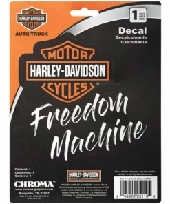 Chroma Decals & Patches Harley-Davidson® Bar & Shield Freedom Machine Decal, CG25119