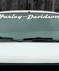 Chroma Harley-Davidson® White Text H-D Window Decal, 36" Long, CG3701