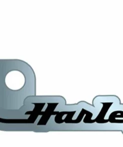 Chroma Harley-Davidson® H-D Script Motorcycle License Plate Frame, Premium Metal- Silver Cg42901