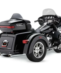 Parts Unlimited Cobra® 909 Mufflers For Tri-Glide - Chrome, 1801-0867 Pipes