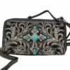 Bags & Purses TAW Gear® Women's Rhinestone & Turquoise Cross Wallet
