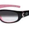 Wiley X Harley-Davidson® Women's Curve LA Grey Lens W/ Cotton Candy Frame Sunglasses HDCUR05