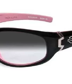 Wiley X Harley-Davidson® Women's Curve LA Grey Lens W/ Cotton Candy Frame Sunglasses HDCUR05