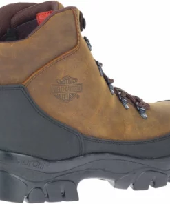 Wolverine Harley-Davidson® Men's MacLeod Waterproof Brown Motorcycle Boots, D93736