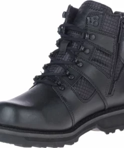 Wolverine Harley-Davidson® Men's Lensfield 5.5-Inch Black Motorcycle Boots, D93770