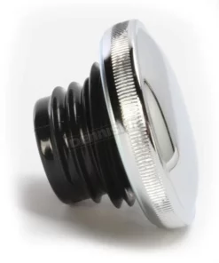 Custom Accessories Drag Specialties® Chrome Screw In Gas Cap Non-Vente, DS-390136