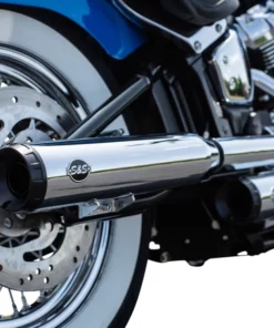 Parts Unlimited S&S Cycle® Grand National Race Slip-On Mufflers, 1801-1362 Pipes