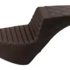 Parts Unlimited Saddlemen® Step Up Seat - Tuck & Roll/Lattice Stitched - Brown, 0802-1378