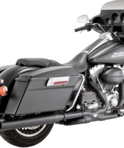 Bike Closeouts Vance & Hines® Black Power Duals Head Pipes - Harley Davidson Touring (10-13), 1802-0261
