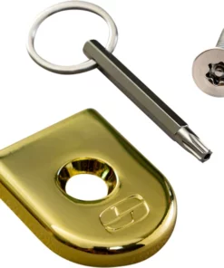 Parts Unlimited Saddlemen® Security Seat Screw - Golden, 0820-0155