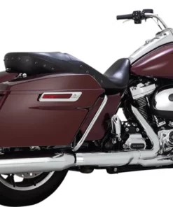 Parts Unlimited Python® 14.5" Slip-On Mufflers - Chrome, 1801-1455