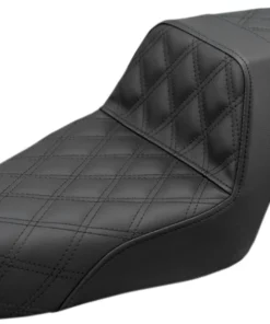 Parts Unlimited Saddlemen® Lattice Stitch XL Step Up Seat - Black, 0804-0721 Seats