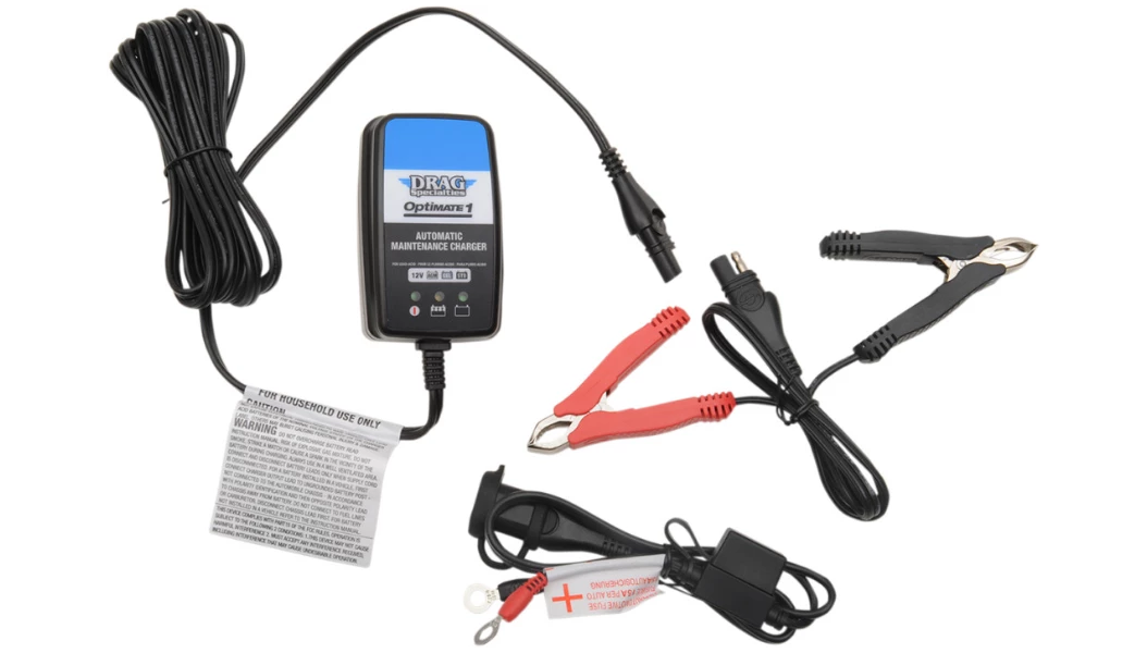 Drag Specialties® Optimate 1 Global Battery Charger, 3807-0316 3 Drag Specialties® Optimate 1 Global Battery Charger, 3807-0316