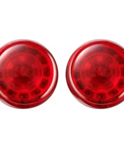 Custom Dynamics® Red Rear Turn Signal Insert Bullet Bezel Harley, 2020-1673 LED Lighting