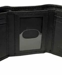 Leather Source Accessory Harley-Davidson® Men's Classic Bar & Shield Tri-Fold Leather Wallet Boxed Gift Set Wallets & Chains