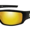 Wiley X Sunglasses & Goggles Harley-Davidson® Men's Baffle Sunglasses, Orange Mirror Lenses/Matte Black Frames