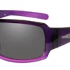 Wiley X Harley-Davidson® Women's Hoops Sunglasses, Gray Lenses & Purple Frames HAHPS01