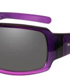 Wiley X Harley-Davidson® Women's Hoops Sunglasses, Gray Lenses & Purple Frames HAHPS01