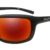 Wiley X Sunglasses & Goggles Harley-Davidson® Men's Pipes Sunglasses, Red Mirror Lenses/Black Frames HAPIP13