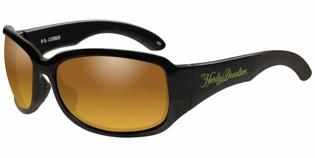 Wiley X Harley-Davidson® Women's Catwalk Sunglasses, Gold Lenses & Black Frames HACTW15 3 Wiley X Harley-Davidson® Women's Catwalk Sunglasses, Gold Lenses & Black Frames HACTW15