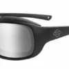 Wiley X Harley-Davidson® Men's Journey PPZ Silver Flash Lens Sunglasses, Black Frames, HDJNY04 Sunglasses & Goggles