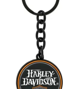 Baron & Baron Harley-Davidson® H-D Bar & Shield Round Keychain, HDK410