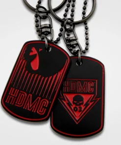 Symbol Arts Harley-Davidson® HDMC Dog Tag Necklace/Keychain, 8004903 Jewelry & Watches